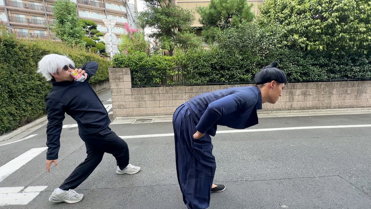 五条悟と夏油傑の歩き方の癖が強過ぎる【呪術廻戦】【ガリレココラボ】#最強