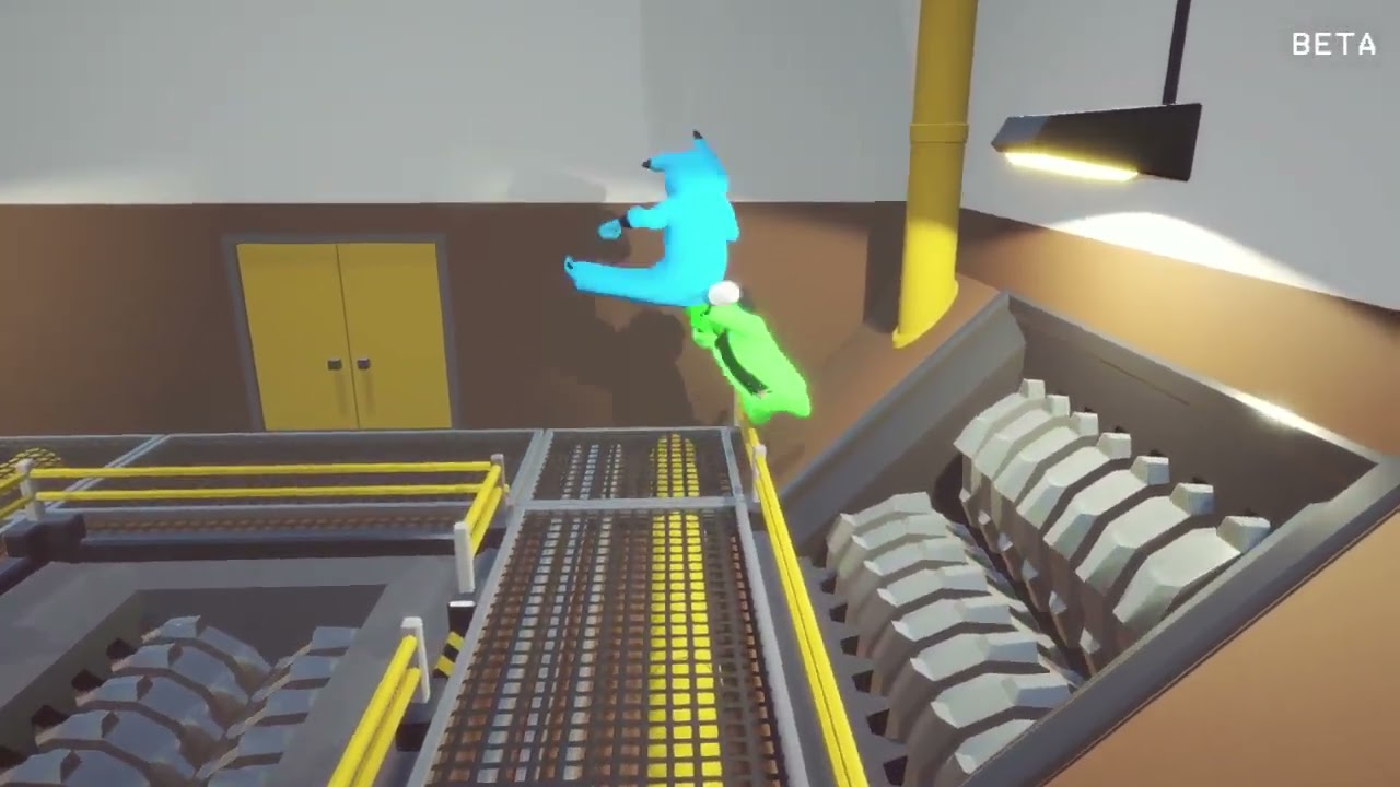 THE TWERKIN CHICKEN! - Gang Beasts Online Funny Moments (Nogla Reupload)