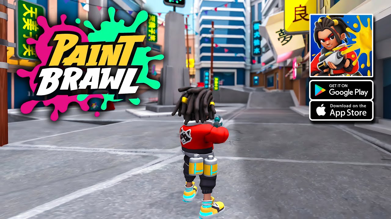 Paint Brawl: Color of War - PVP Gameplay Android iOS