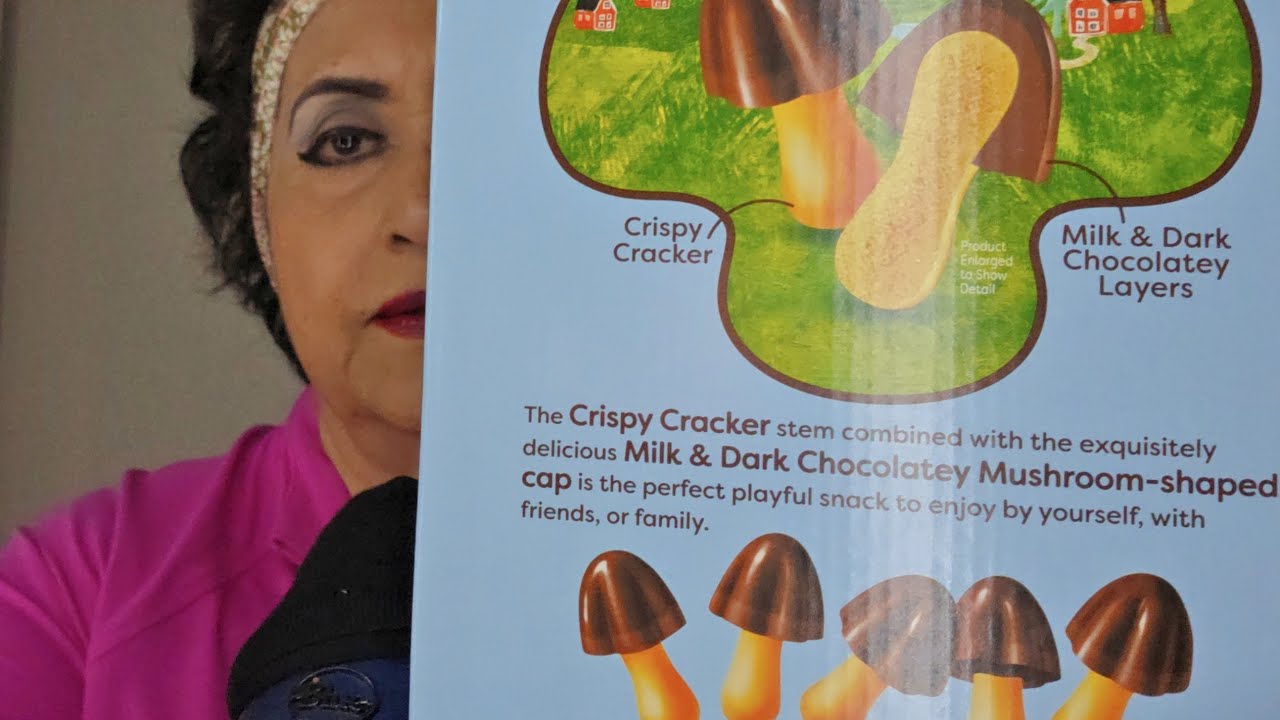 ASMR  Comiendo honguitos de chocolate, Chocorooms!