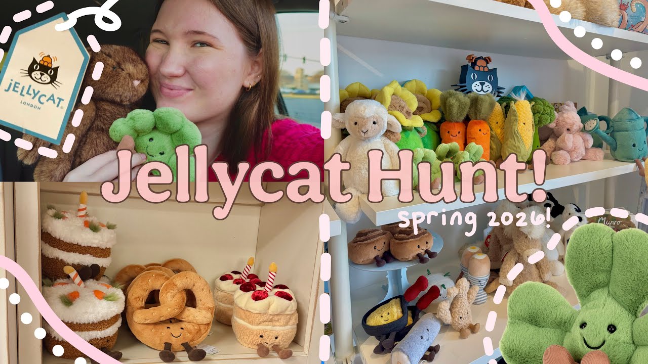 🍀Jellycat hunt!!🍀*Spring 2026 release!*