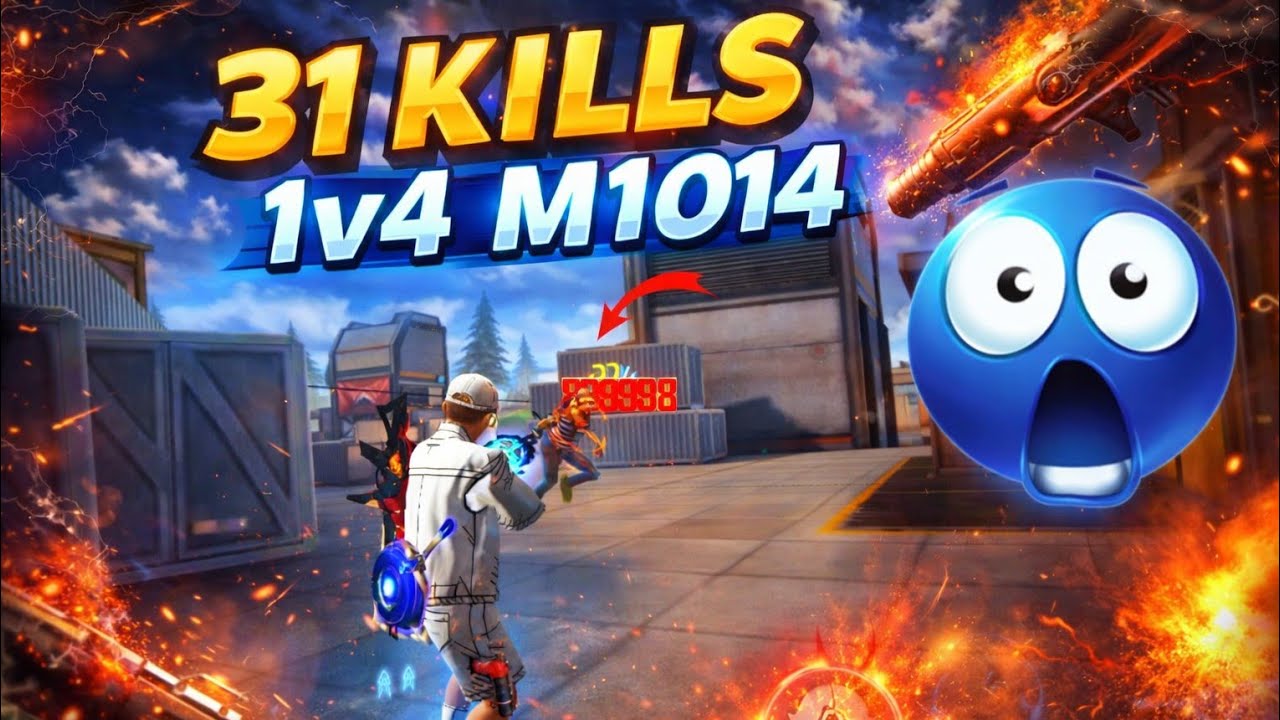 31 Kills 🔥 1v4 M1014 OP Clutch 😱 | Full Domination Gameplay