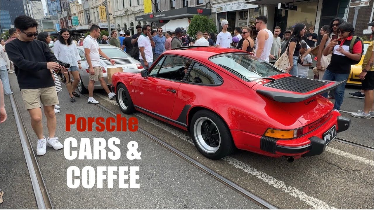 MASSIVE TURNOUT!!! at Porsche Cars and Coffee in South Melbourne 