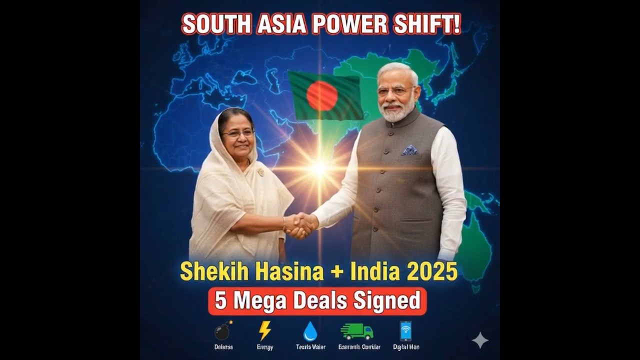 “Sheikh Hasina–India Deal 2025: South Asia Ka Power Balance Badal Gaya?”