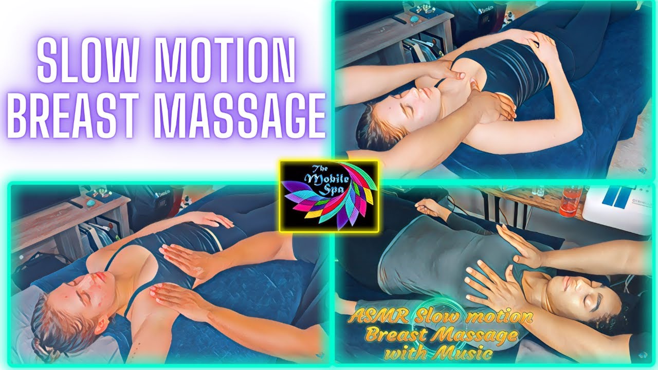 ASMR Slow Motion Breast Massage aka Pectoralis Massage step by step breast massage techniques 6/7