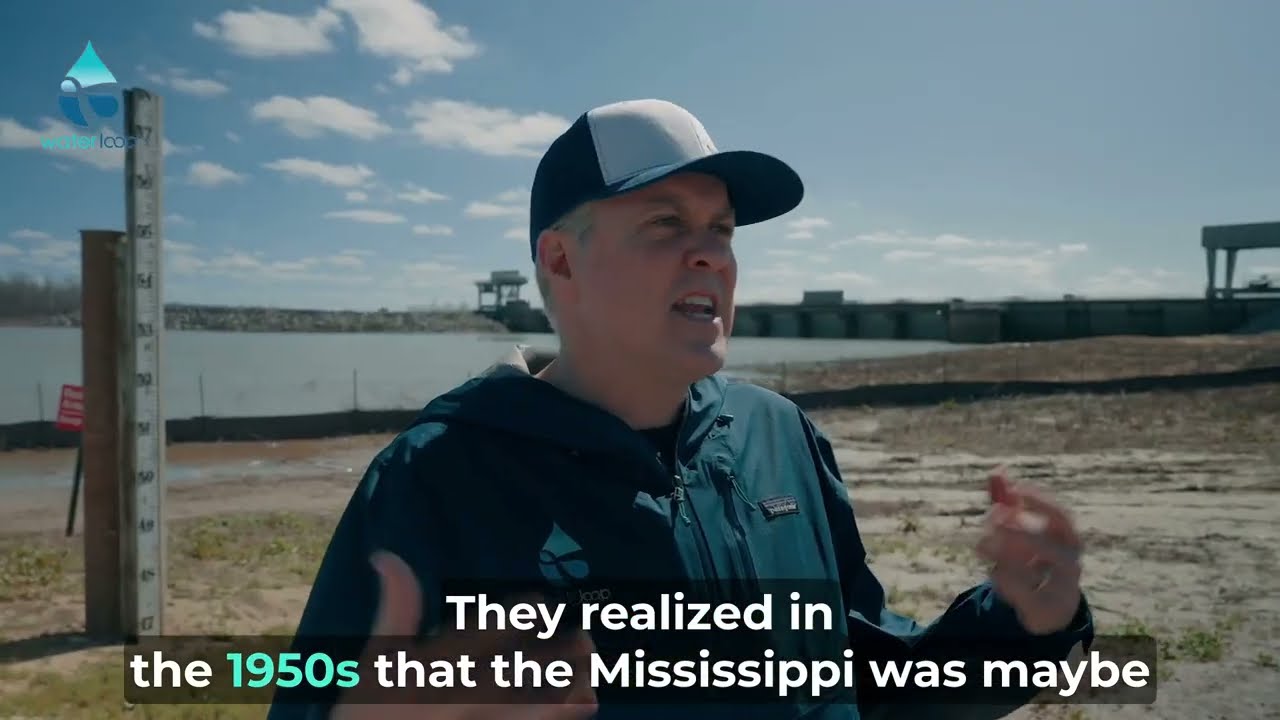Mississippi River Kept On Course By Control Structure