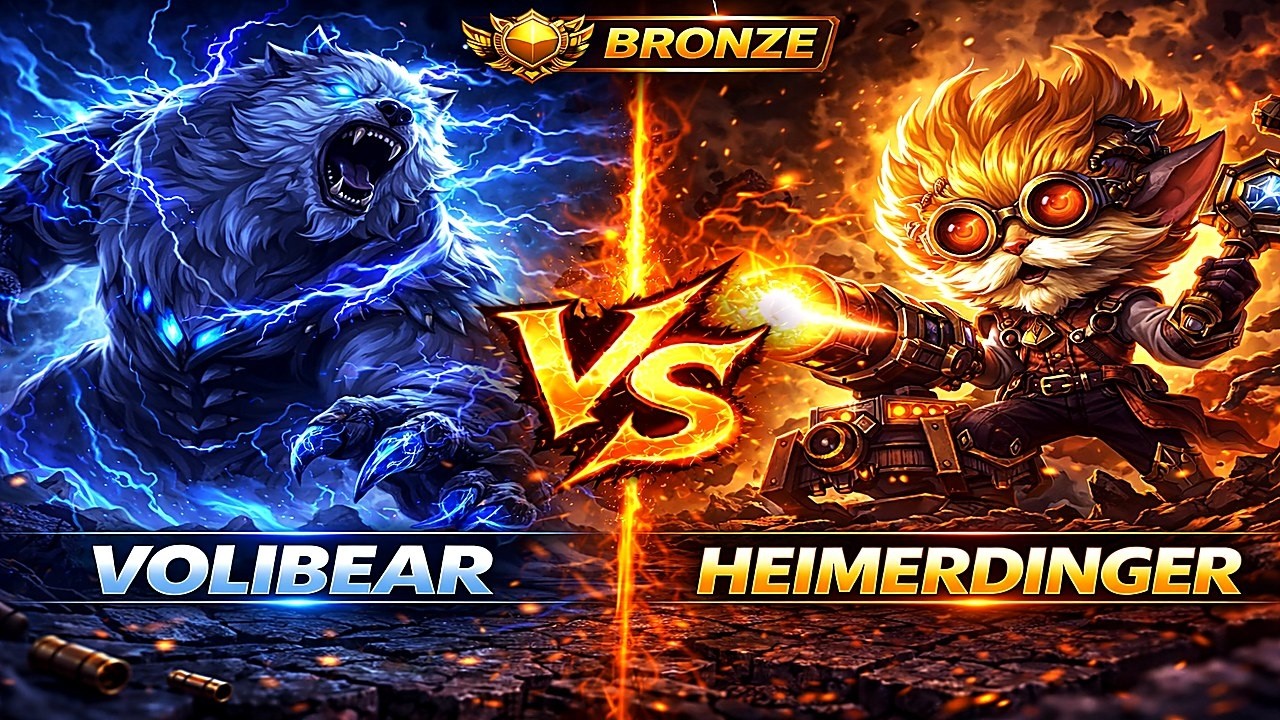 Ranked Review #33– Volibear vsHeimerdinger | Bronze 2/1 Solo Queue