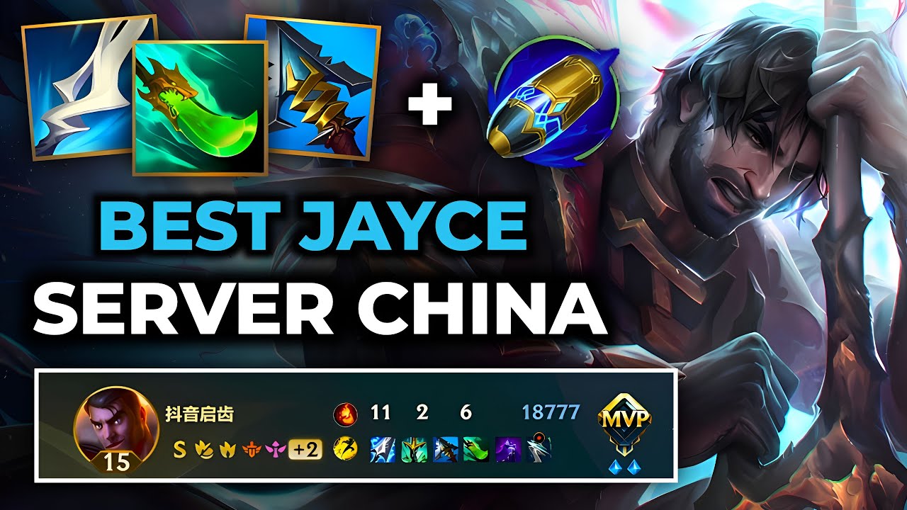 Jayce Wild Rift China - Build Runes Guide Patch 7.0a - Gameplay Jayce Season 20