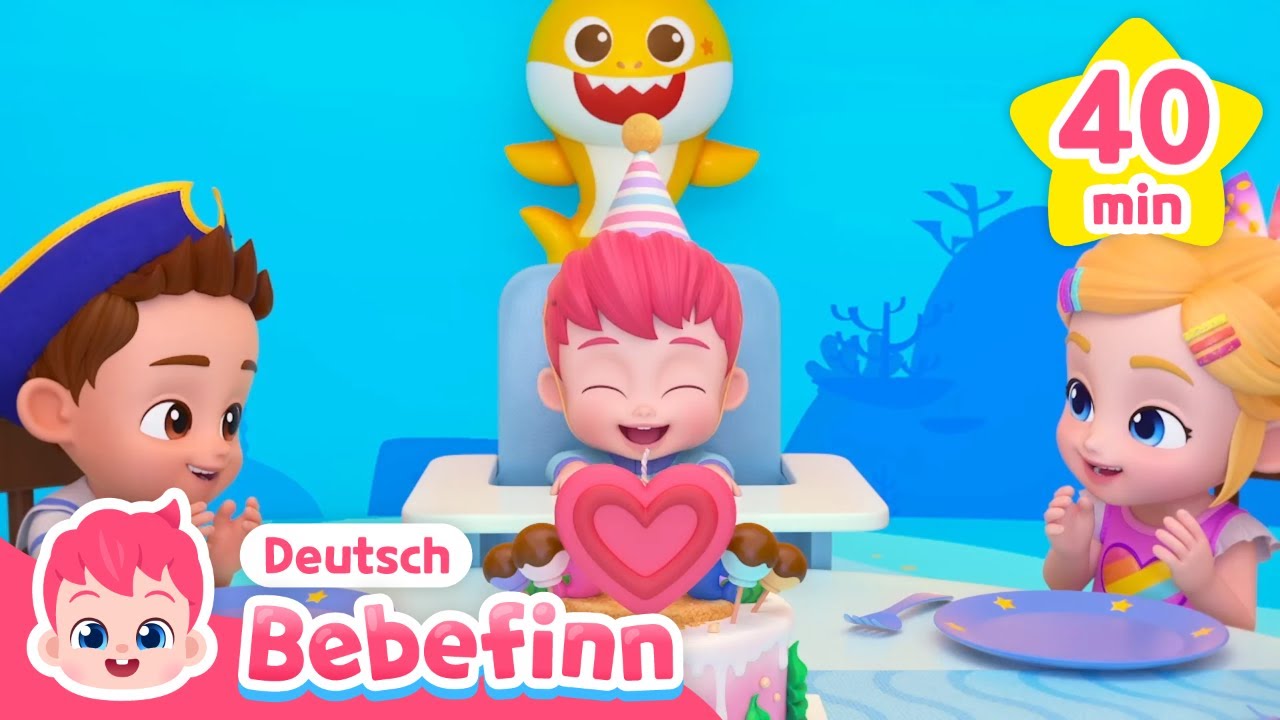 Zum Geburtstag Viel Glück, Bebefinn 🥳 | Mix | Bebefinn Deutsch - Kinderlieder