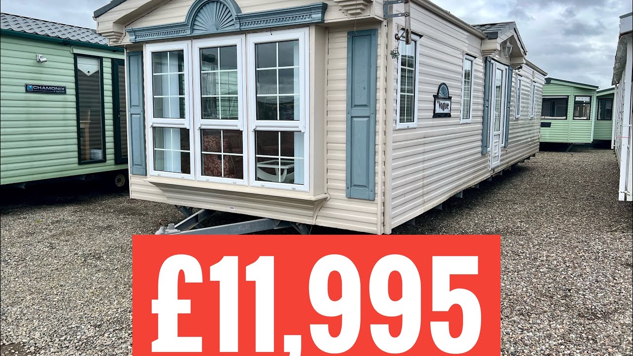 Off site static caravan for sale Scotland UK wide delivery available Willerby Vogue 38x12 2 bedrooms