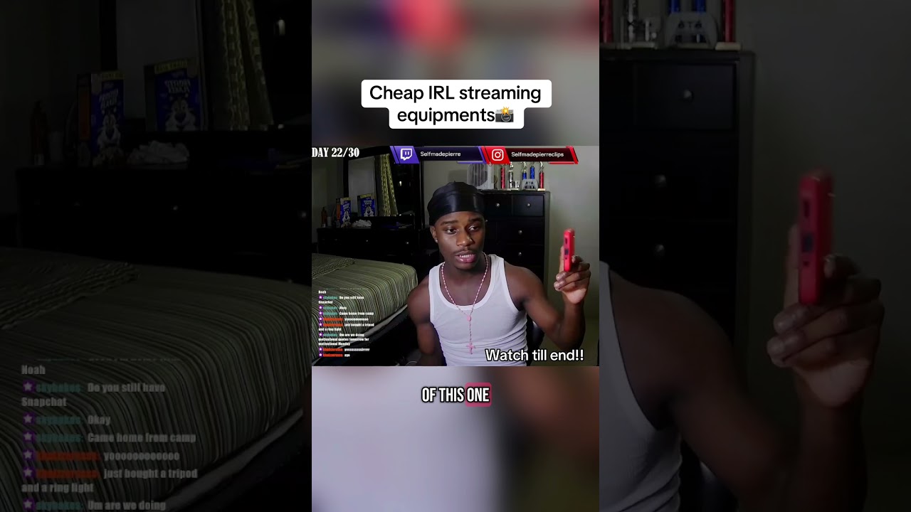 How to stream IRL for cheap! #streamer #irl #educational #viral #fyp #yapper