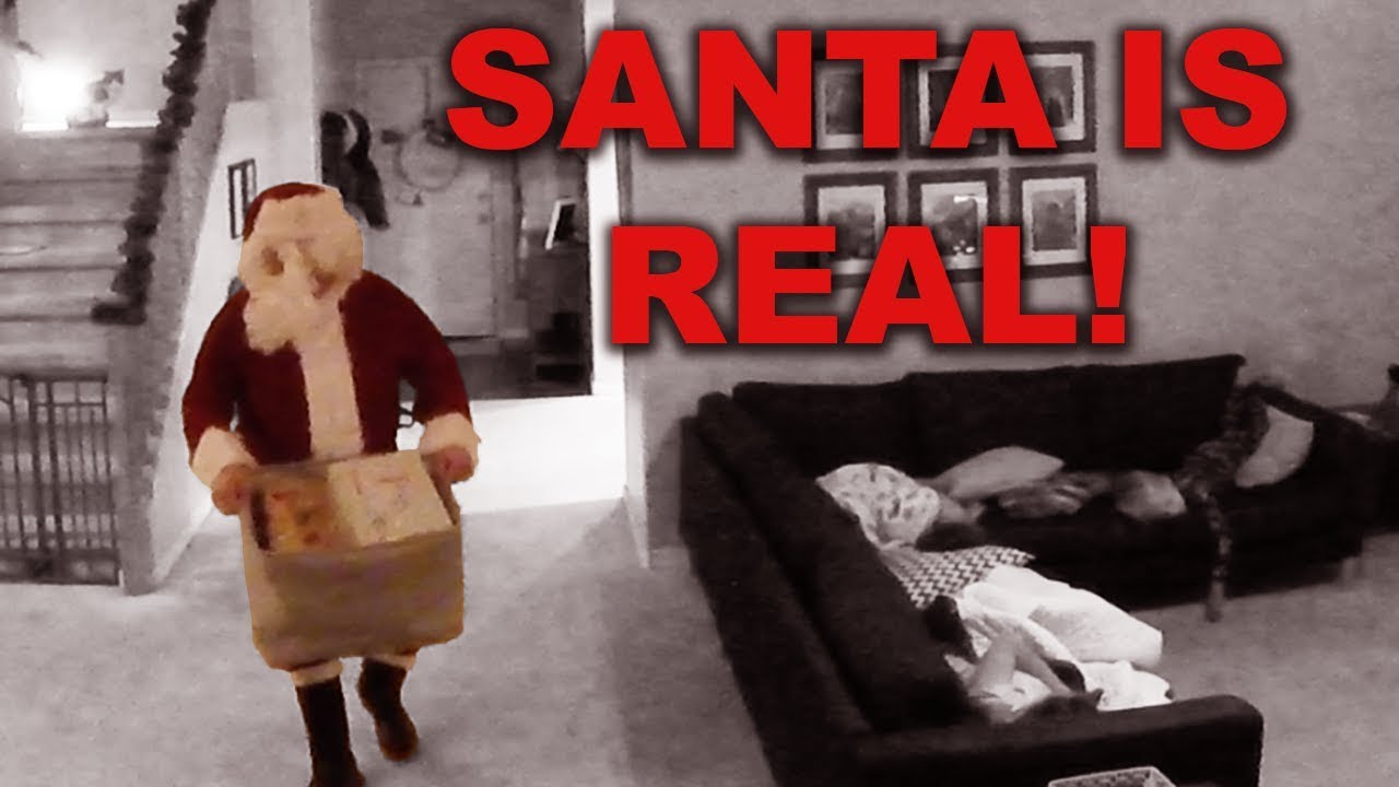The REAL Santa Caught on Security Camera