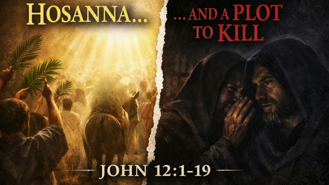 JOHN 12 : 1 - 19    ----    HOSANNA… AND A PLOT TO KILL