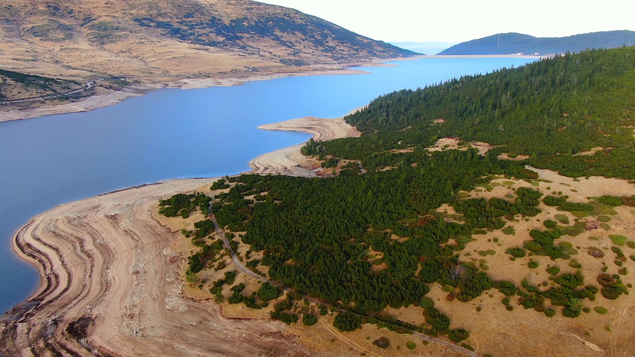 язовир Белмекен - Belmeken dam - поглед от дрон - aerial view