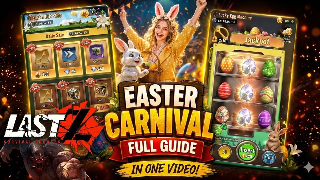 Easter Carnival Event Guide &mdash; How to Get 100+ Golden Wrenches FREE | Last Z Survival Shooter