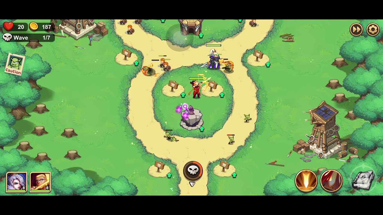 Empire Defender TD: Level 5 - 6 - 7