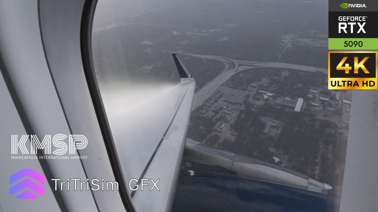 TriTriSim GFX Weather Effects on the Fenix A321!  |  4K Ultra MSFS2024