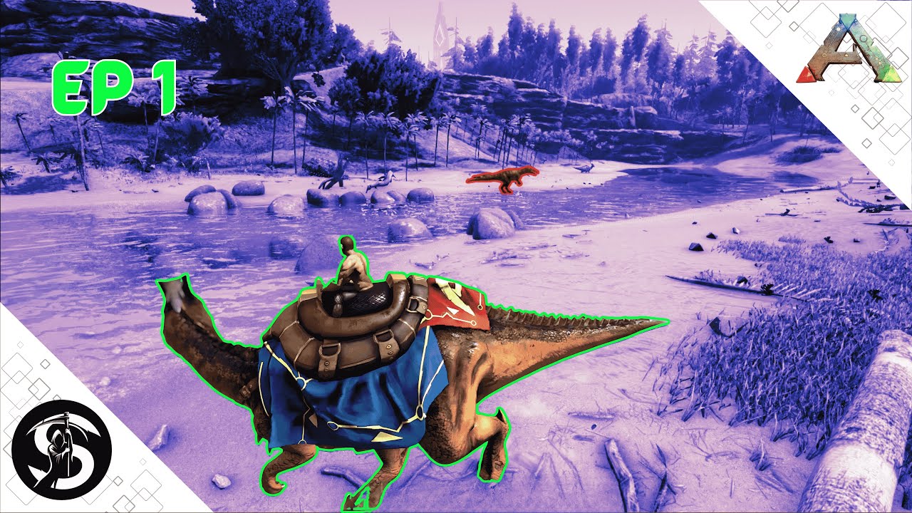 Playing ARK PC for the first time and my Parasaur died | EP01 | ARK: Survival Evolved