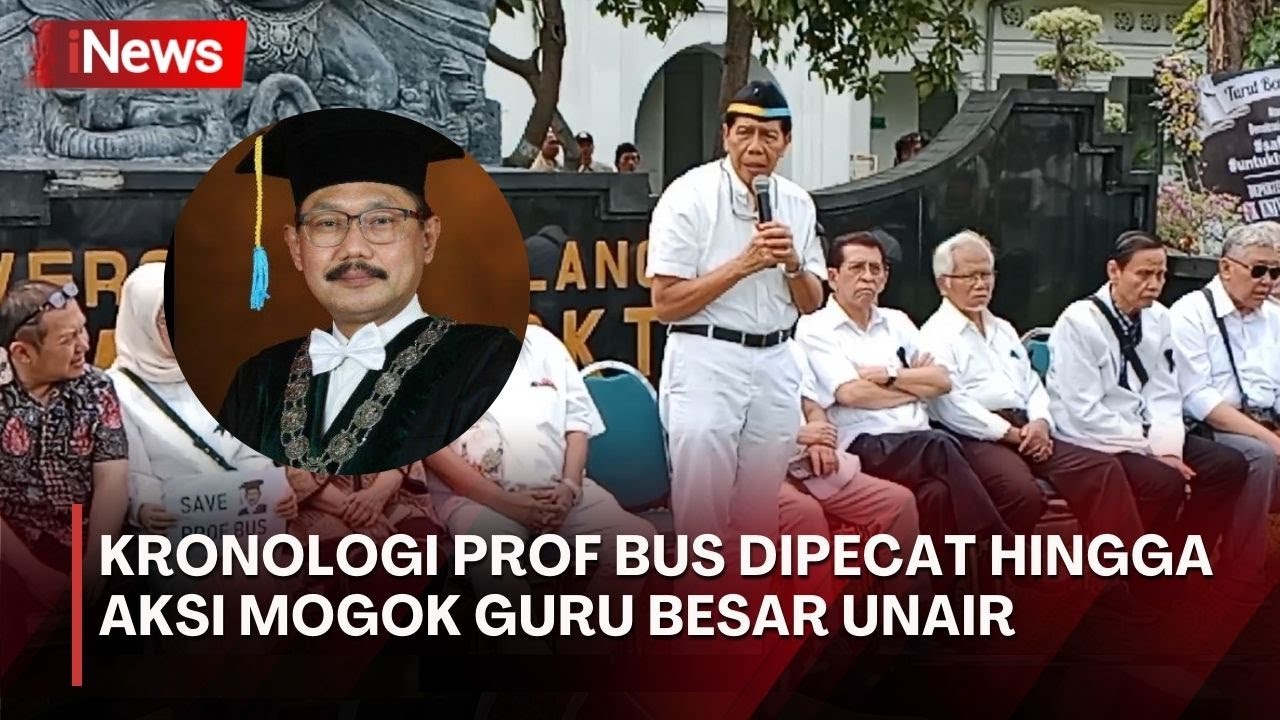Kronologi Prof BUS Dipecat hingga Aksi Mogok Guru Besar Unairmp4