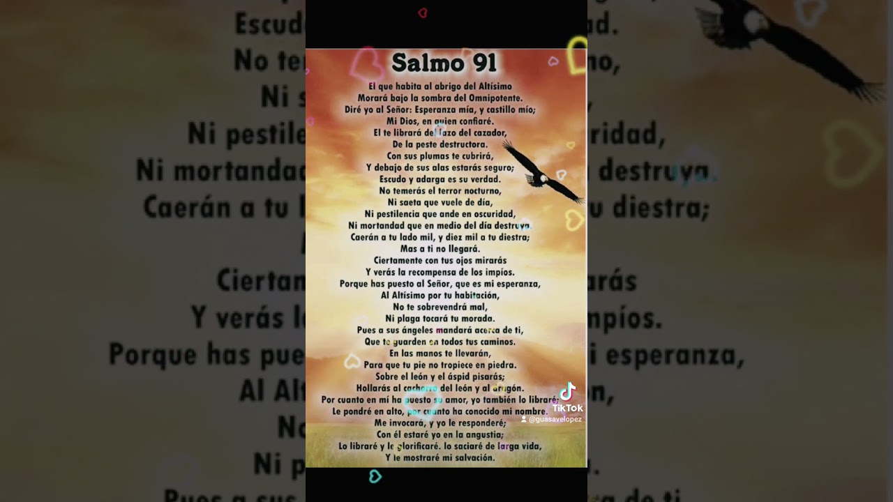Oraci&oacute;n Salmo 91🙏🙏🙏