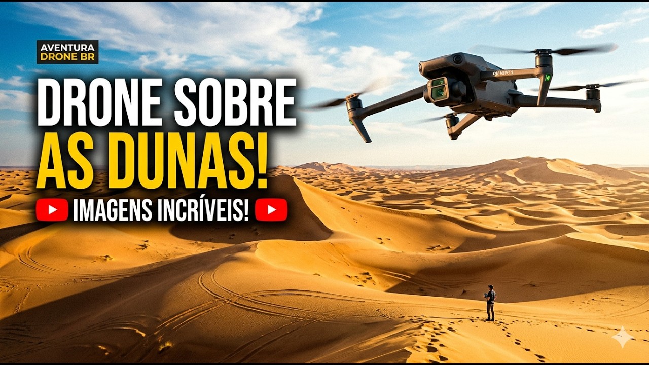 Testando o alcance de sinal do DJI Neo 2 nas dunas