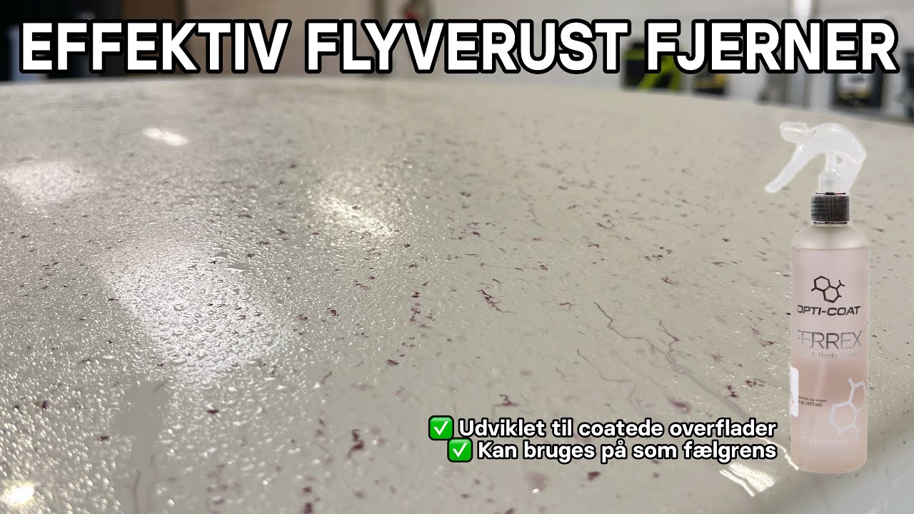 Rengøring for flyverust med Ferrex