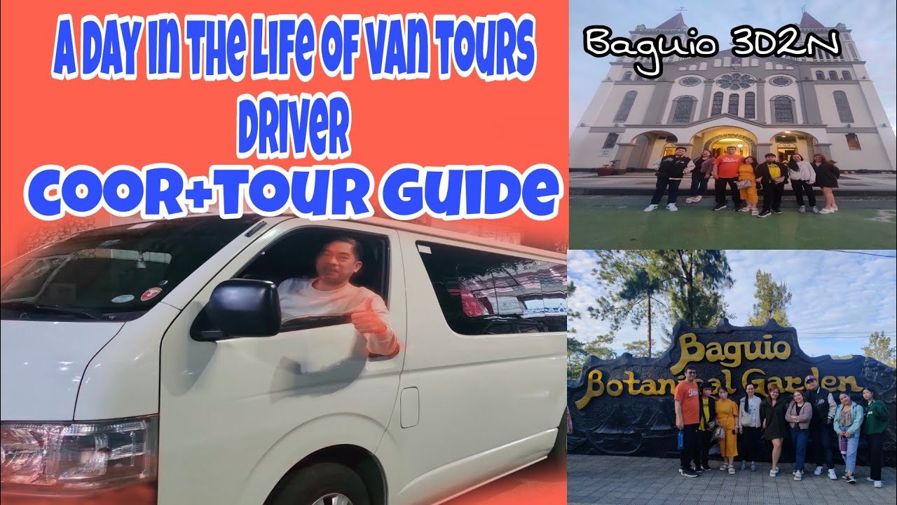 A DAY IN THE LIFE AS A VAN TOURS DRIVER COORDINATOR + TOUR GUIDE