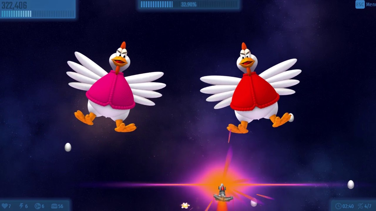 Chicken Invaders Universe [Early Access] Boss Rush Game-Play 1
