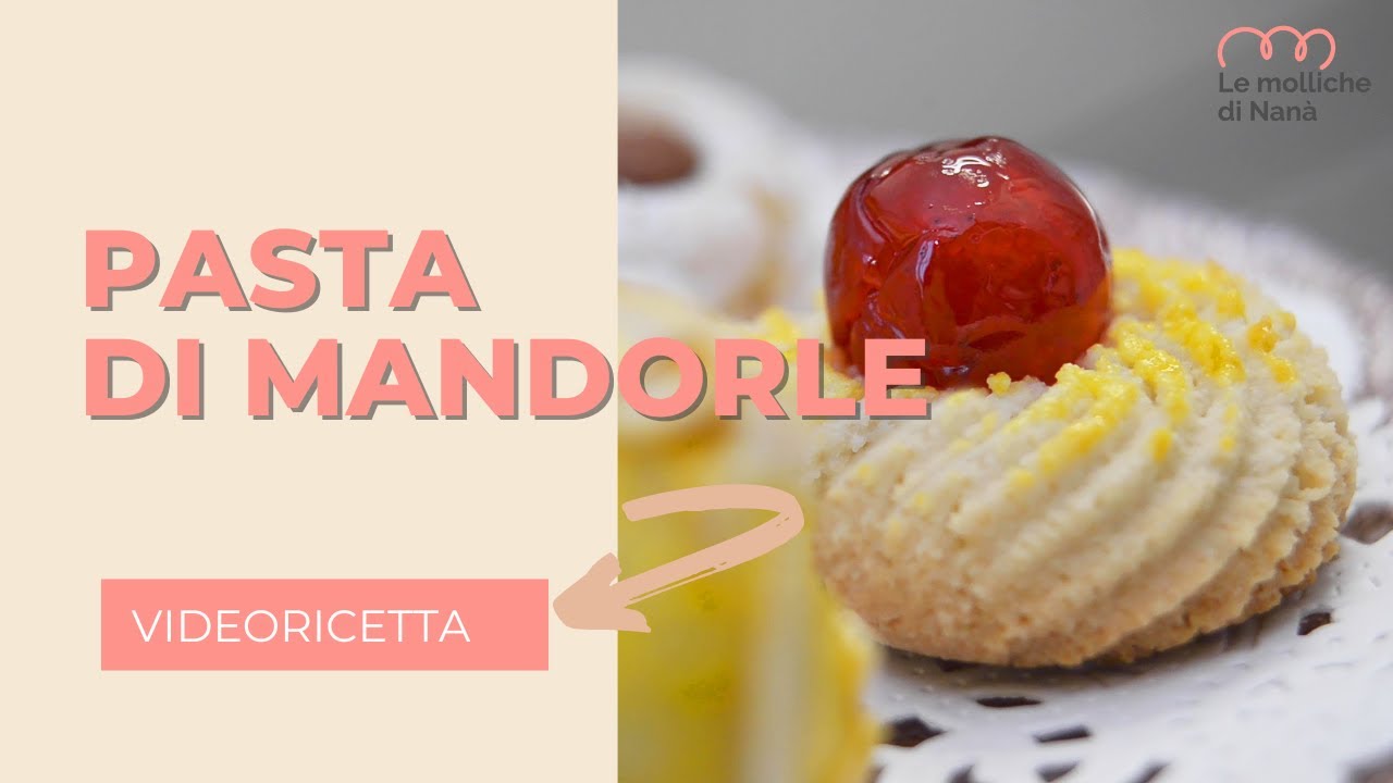 PASTA DI MANDORLE - dolcetti fatti in casa facili e veloci