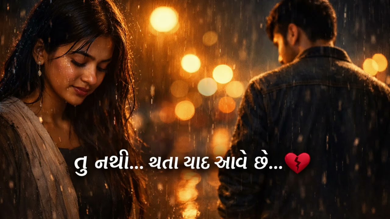 તું નથી… છતાં યાદ આવે છે 💔 | Heart Touching Gujarati Sad Love Song | Female Version