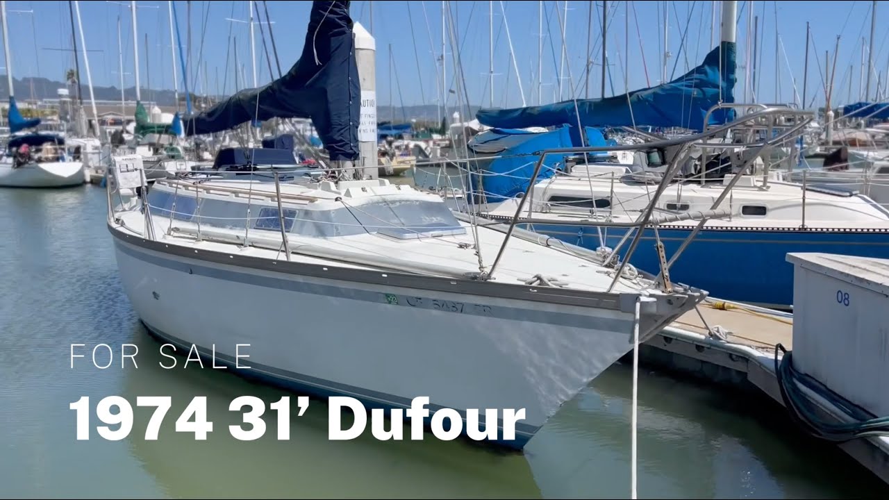 FOR SALE - 1974 31' Dufour Sailboat - New Motor