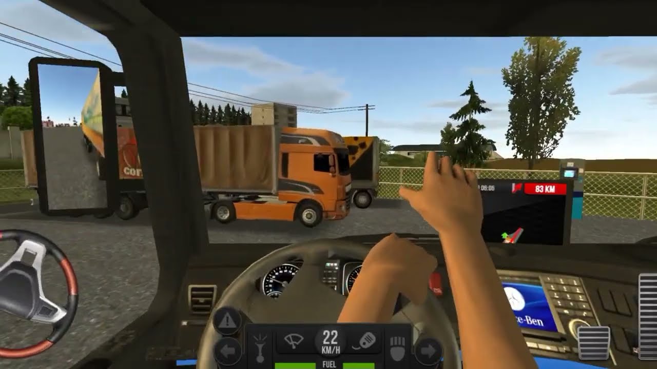 🚚 MERCE-BEN ACTROS Gameplay #99 | Truck Simulator : Europe