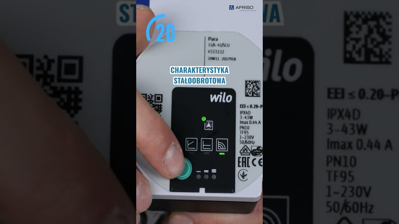 Jak zmienić charakterystykę pracy pompy obiegowej Wilo? #shorts