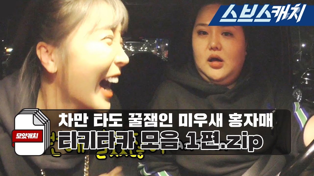 차만 타도 꿀잼인 미우새 홍자매 티키타카 1편!! 《모았캐치 / 미운우리새끼 / 스브스캐치》