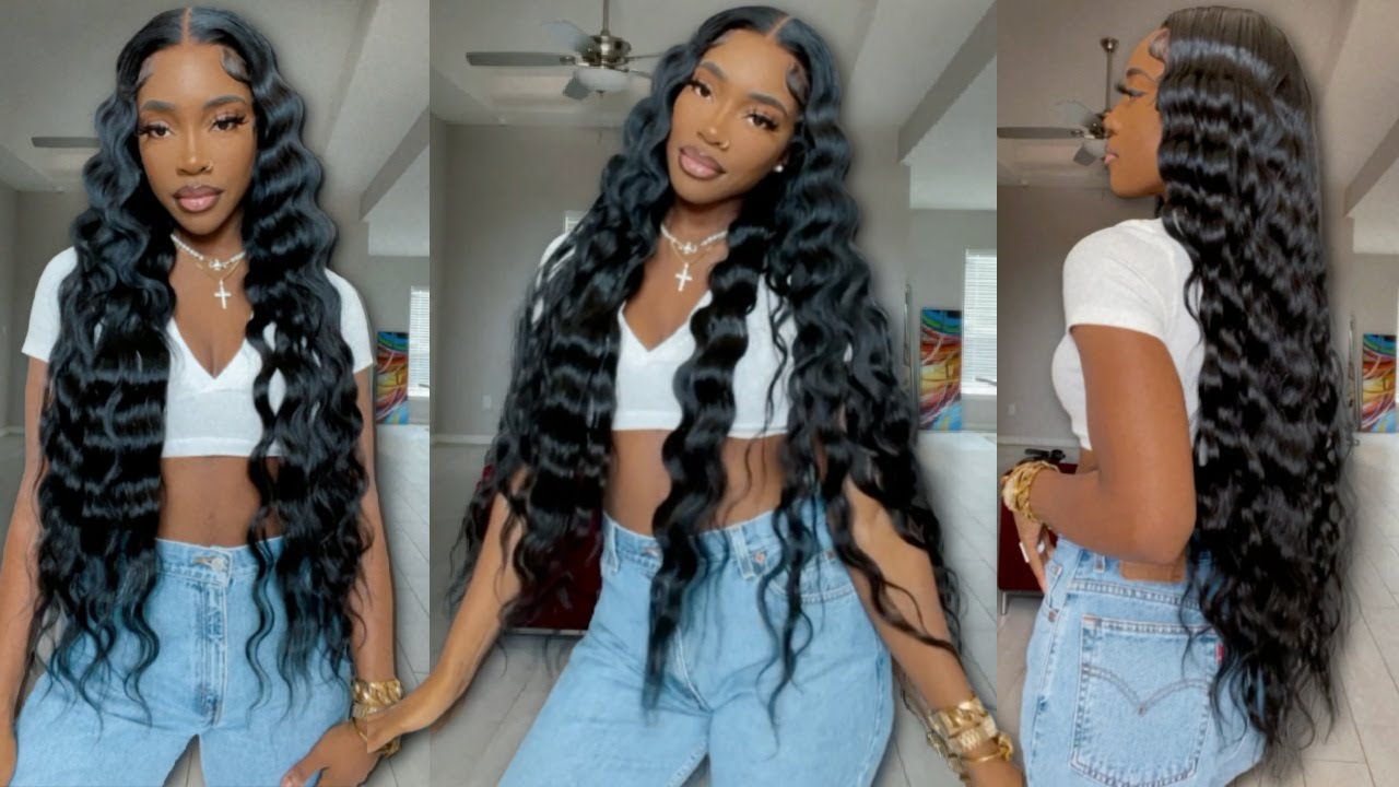 Soft Crimps/Waves on 32 inch Hair Ft West Kiss Hair