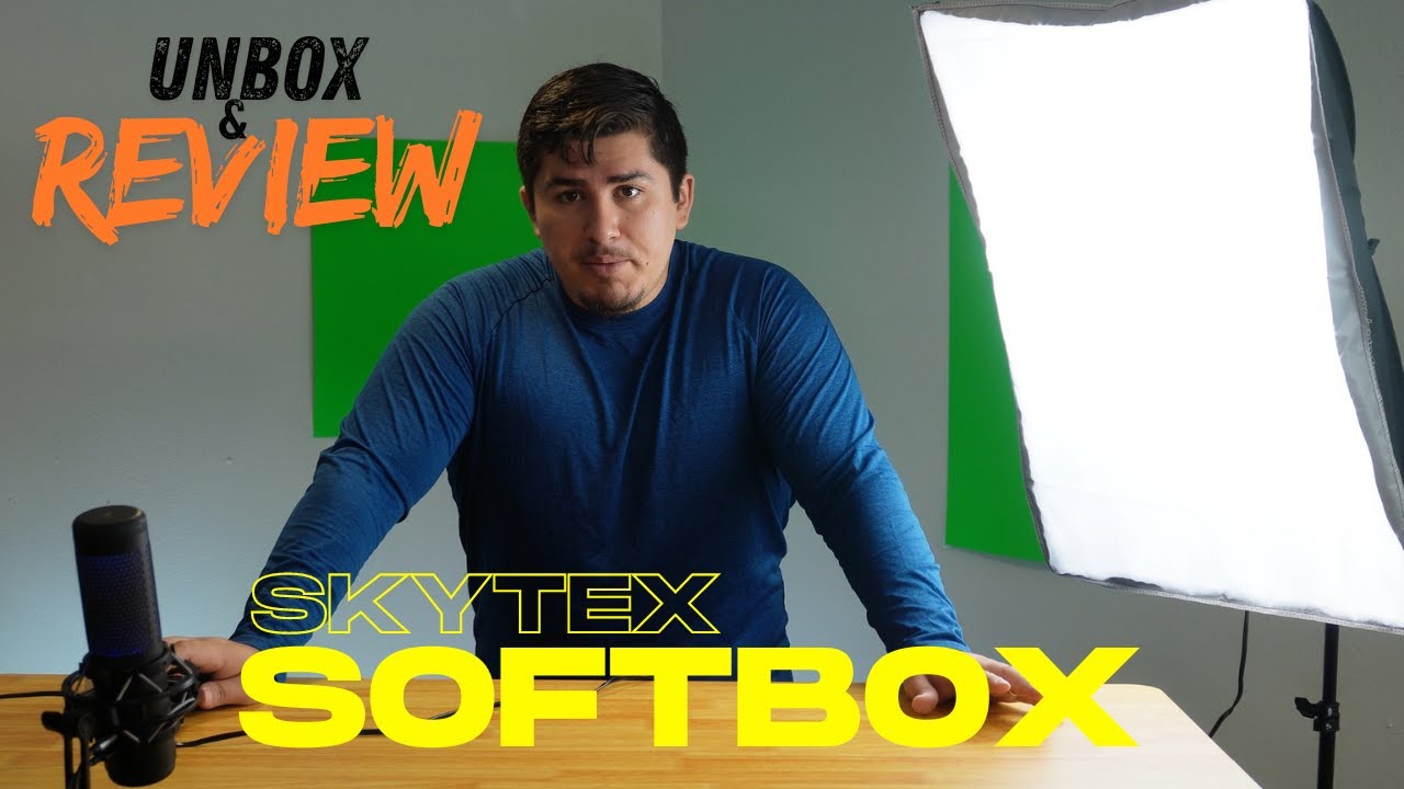Unboxing & Reviewing The SkyTex Softbox Lighting Kit