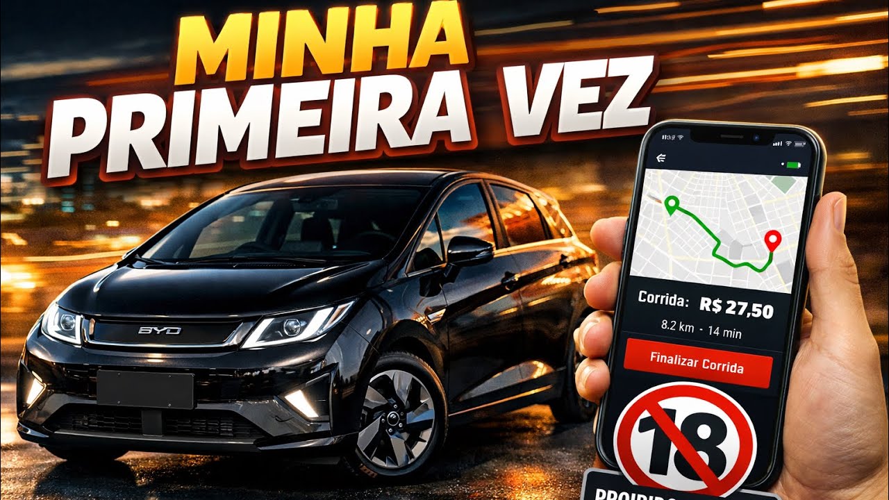 Primeira vez no Uber black. #uberblack#byddolphin#carroeletrico 