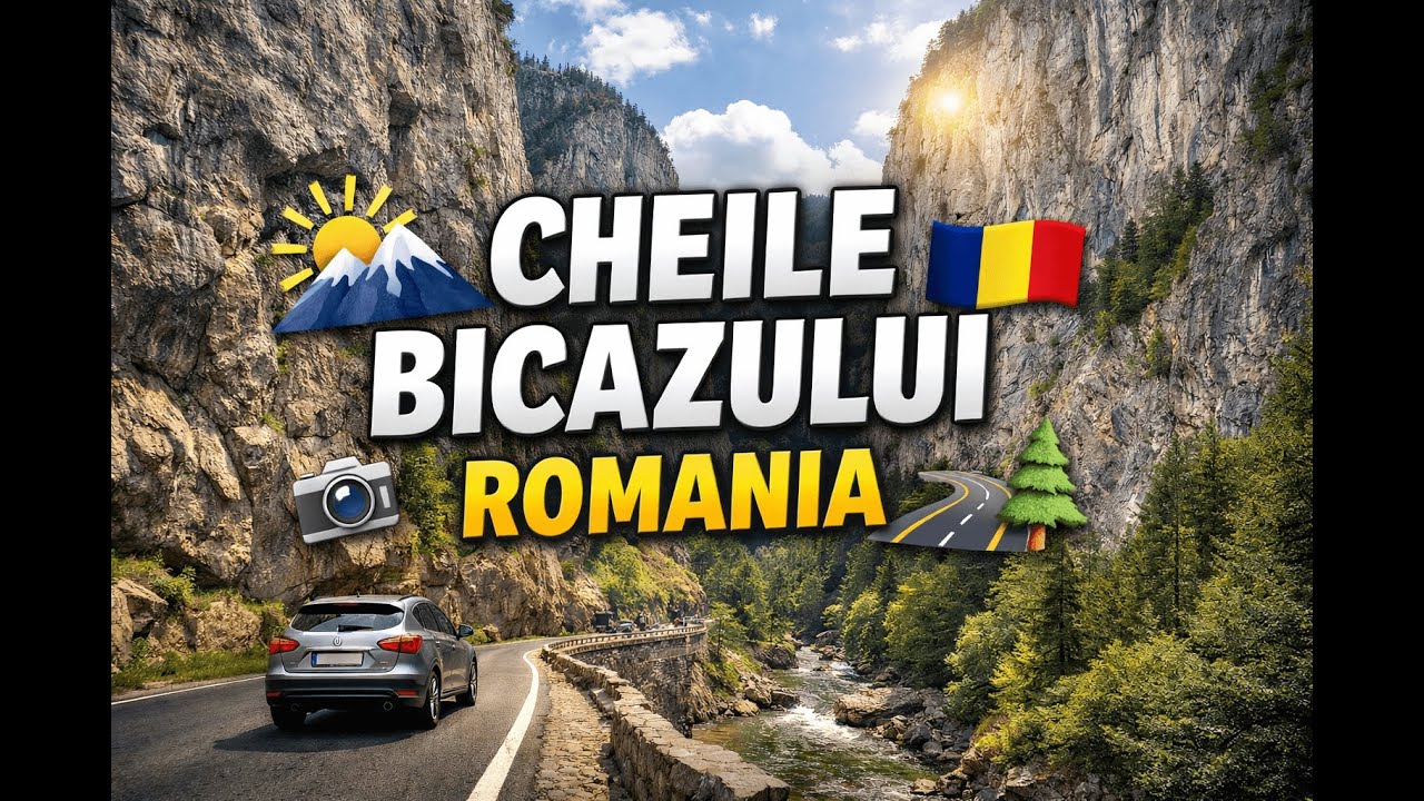 CheileBicazului. Drum spectaculos filmat din mașină / Bicaz Gorge Drive Scenic Mountain Road (2025)