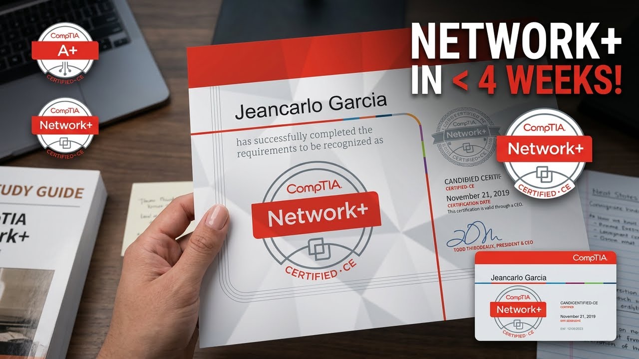 How I Passed Network+ in under 4 weeks! | Study tips, resources & Test Experience