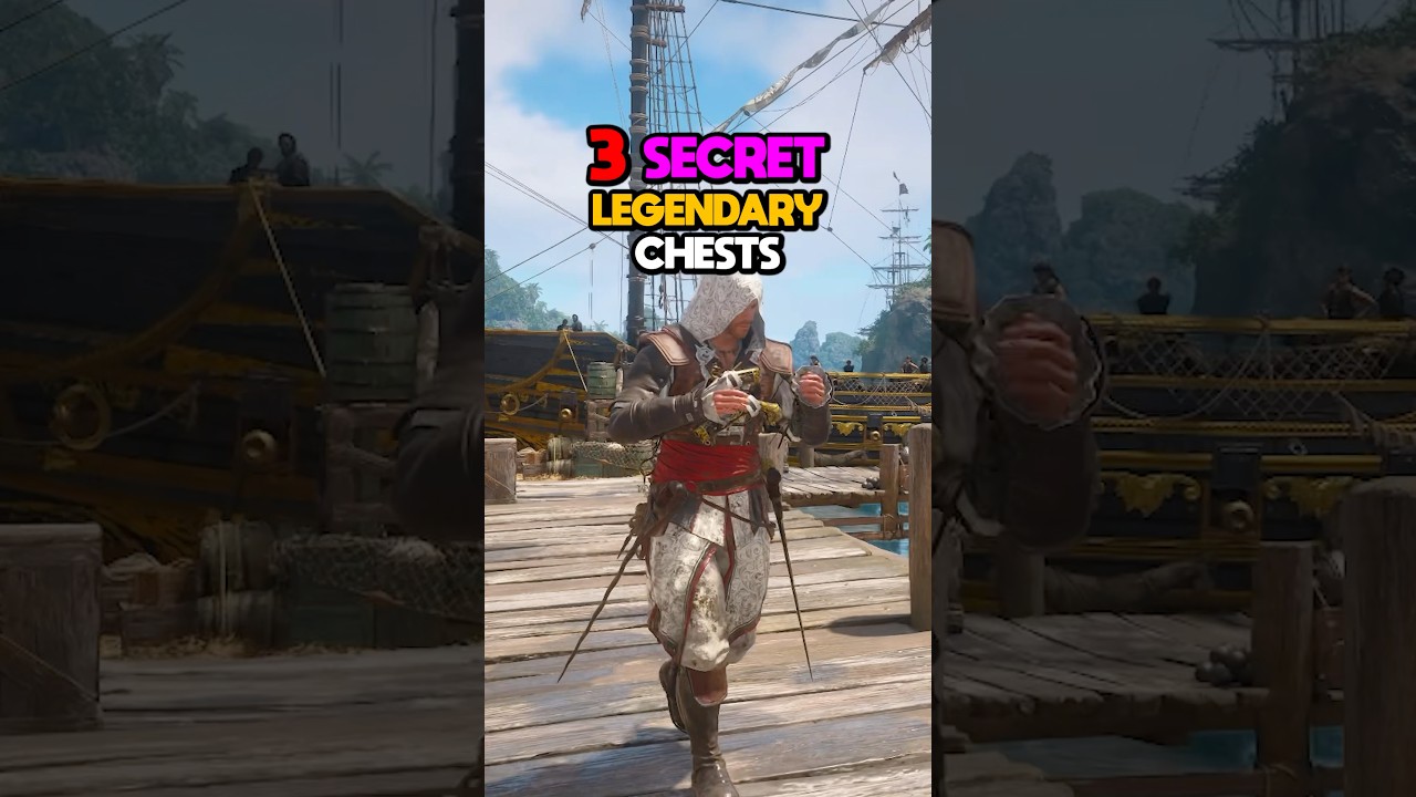 🚨 ALL 3 Secret Legendary Chests in Black Flag Resynced! #acblackflag #blackflag #assassinscreed
