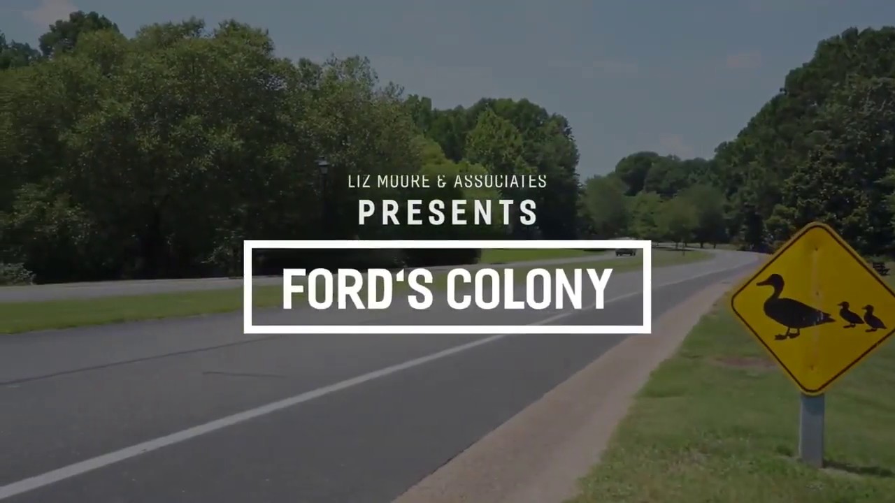 Ford's Colony: Amenities & Community - presented by Liz Moore