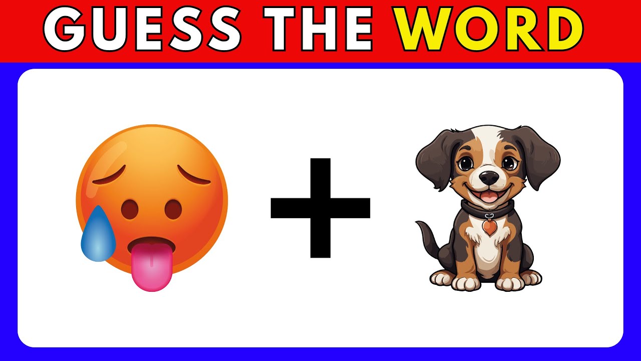 Guess The Word By Emoji🤔 | Emoji Quiz Challenge 2025