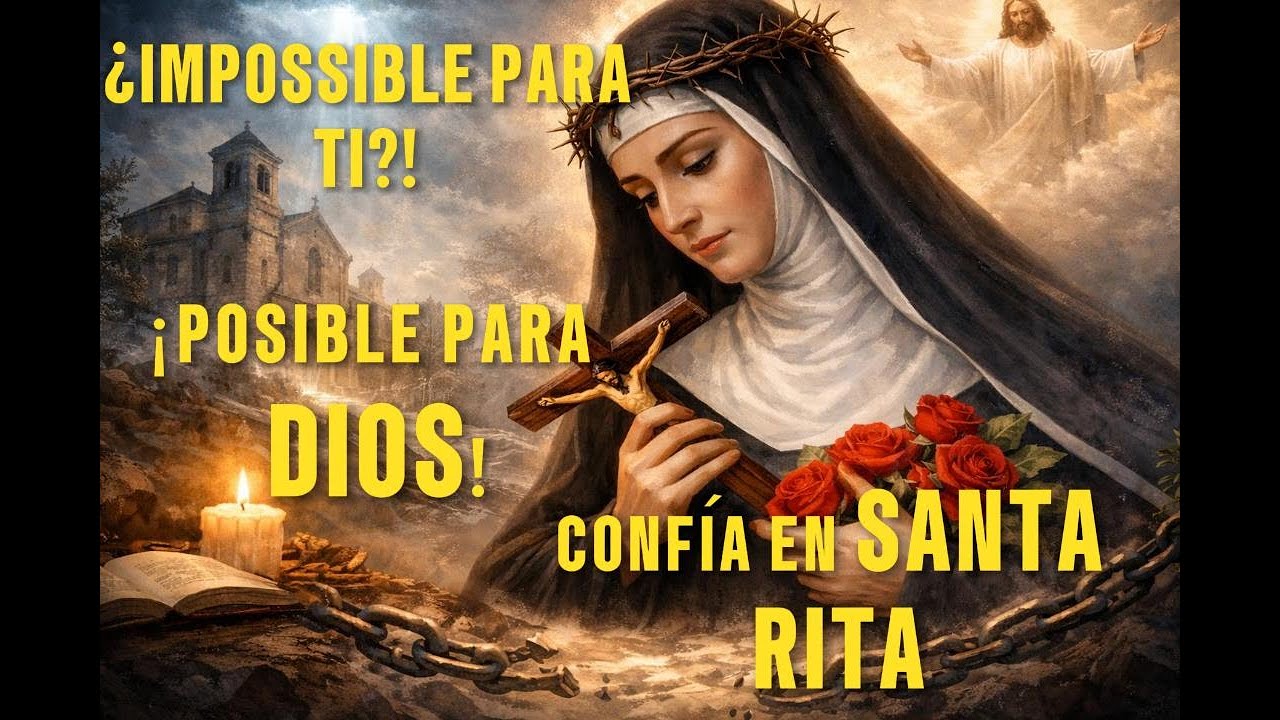 CASOS IMPOSIBLES 🙏 SANTA RITA puede Interceder por TI