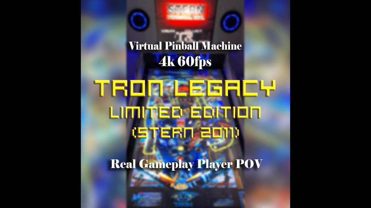 Tron Legacy LE (Stern 2011) V-Pin Workshop Mod - Virtual Pinball Machine VPX