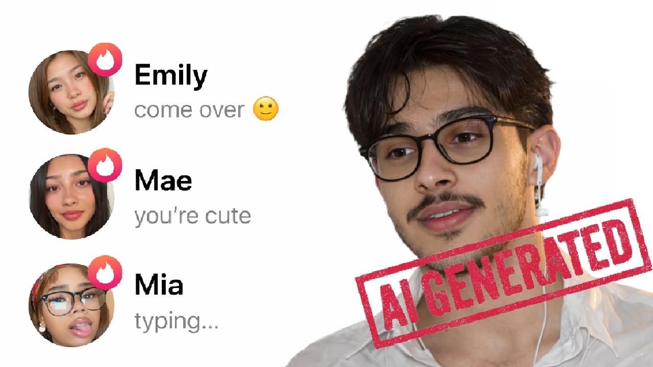 i swiped right 1000 times on tinder with AI pics
