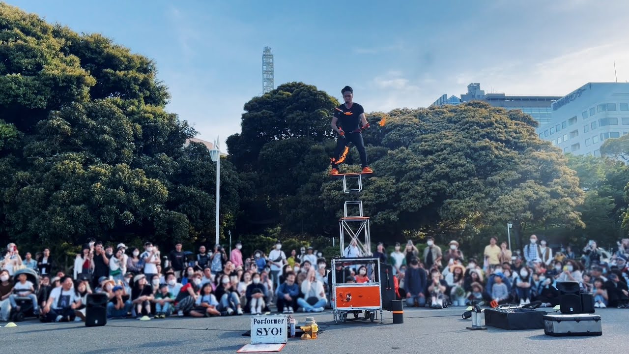 【Performer SYO!】世界大会チャンピオンの大道芸が感動の嵐だった【プロ大道芸人】