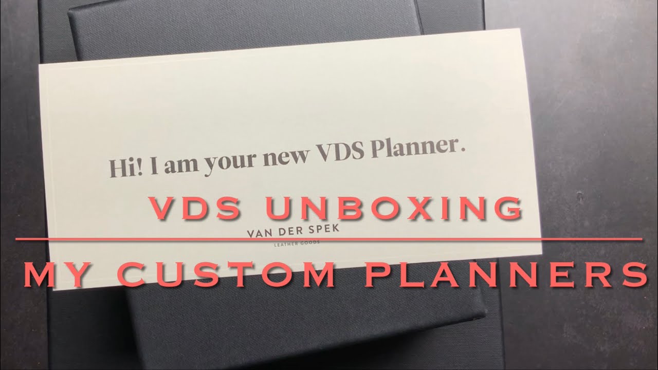Unboxing My First-Ever VDS Planners!  [Janet Leather Brown]