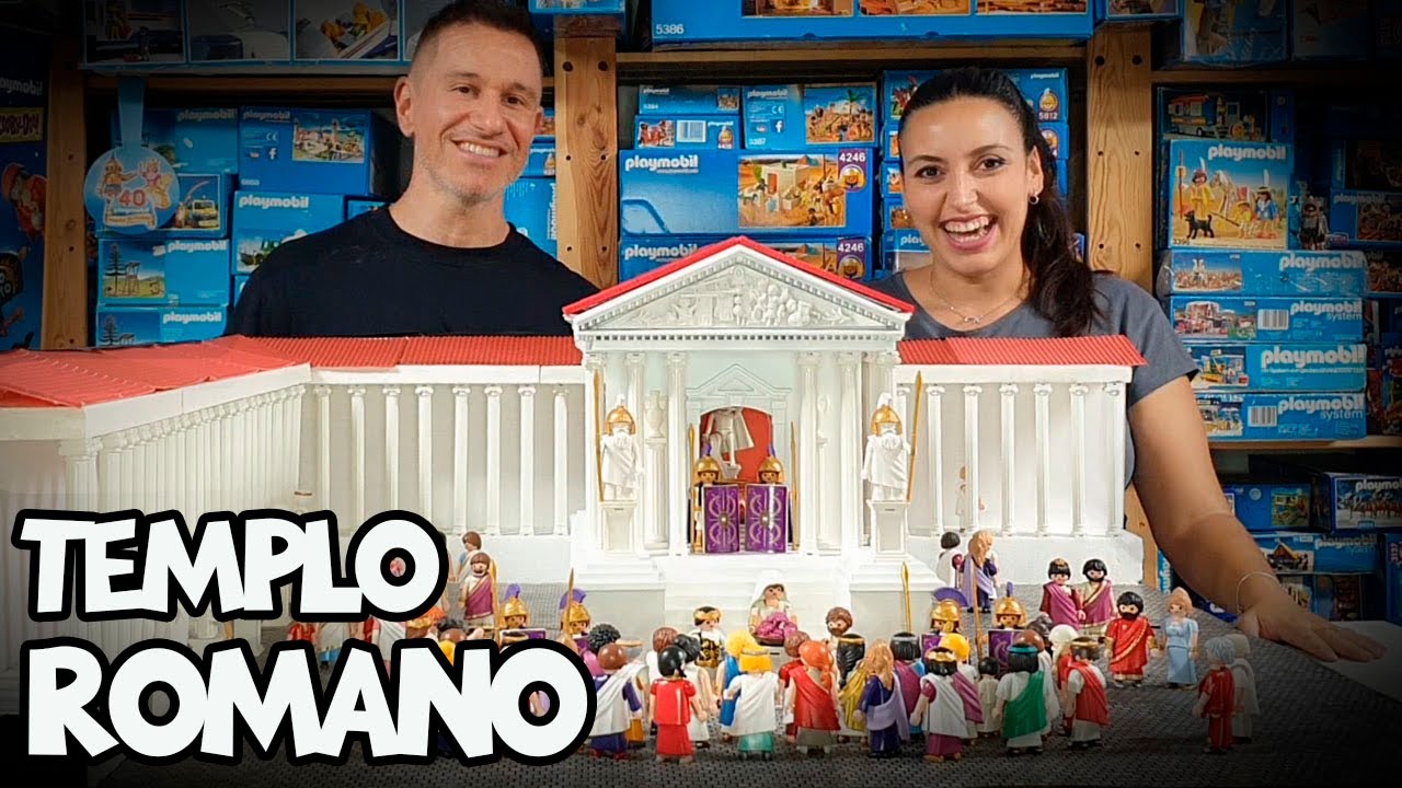 🍇🏛️TEMPLO ROMANO🏛️🍇de PLAYMOBIL 🏺Sociedad de ROMA🏺 CARYPE