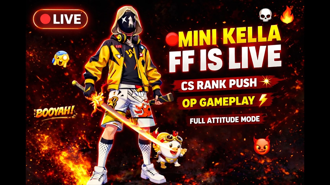 🔴MINI KELLA FF IS LIVE #garenafreefire #freefirelive #freefire