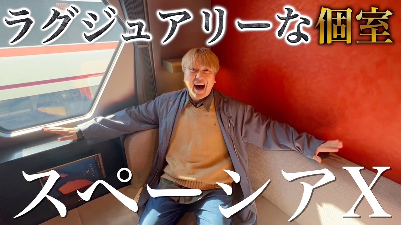 【豪華特急】祝デビュー！新型特急スペーシアXに乗車してみた！